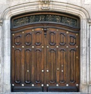 Ornate Double Door
